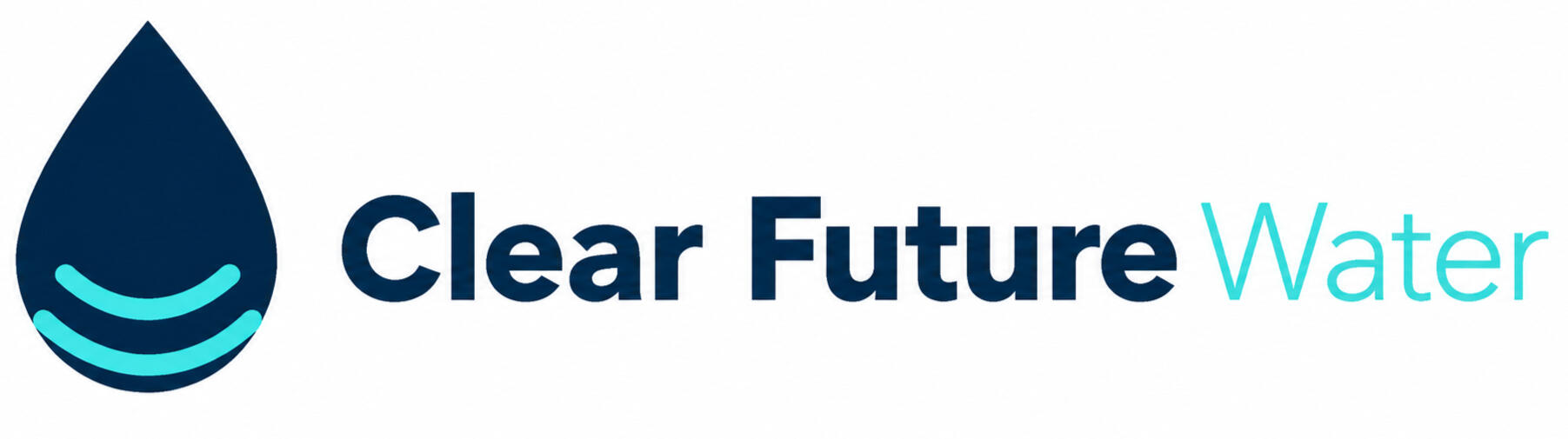 Clear Future Water logo Clear Future Water. Risk, resilience and efficiency.
